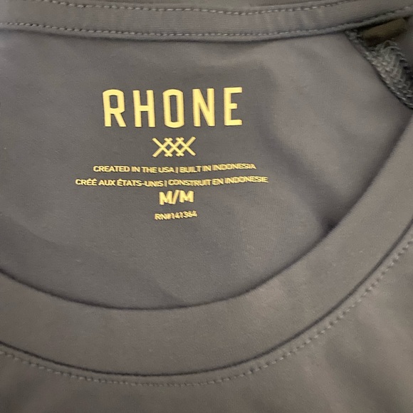 Rhone Men's Navy Blue Shirt - Picture 2 of 3